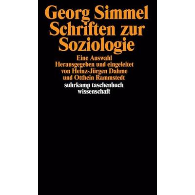 Schriften zur Soziologie, Taschenbuch von Georg Simmel, Suhrkamp, 978-3-518-28034-8