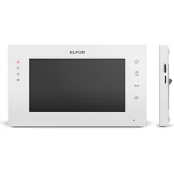 Elfon, Klingel + Türsprechanlage, 7 Zoll Monitor OP-VM7F Weiss - FAYO