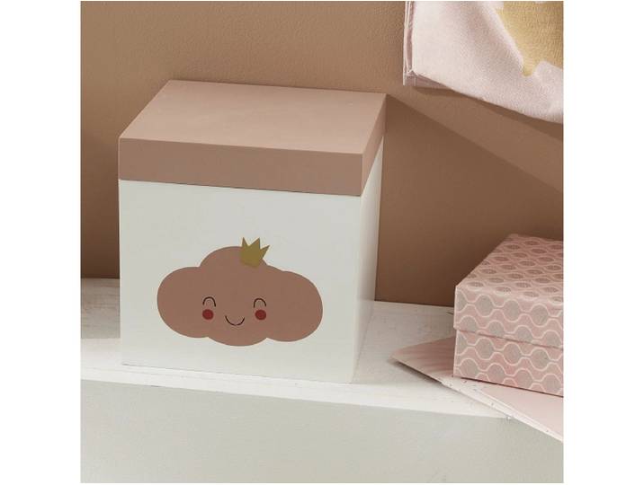 Aufbewahrungsbox STORY weiss 17x17x17cm