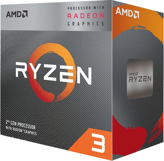 AMD Ryzen 3 3200G 4-Kern CPU, Sockel N/A, Boxed (mit Wraith Stealth Kühler)
