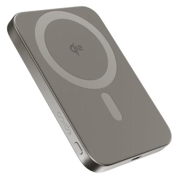 Epico UltraPack EM51 Slim Mag+ Titan / Kabellose Powerbank / 5000 mAh / Qi2 (5000 mAh) (9915112700003)