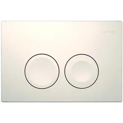 Geberit, Betätigungsplatte, Betätigungsplatte Delta 25 weiss-alpin, für 2-Mengen-Spülung