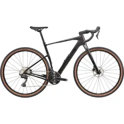 Cannondale Topstone Carbon 3 GRX 2x Gravelbike, Kingpin-Federung, Carbon, Smoke Black