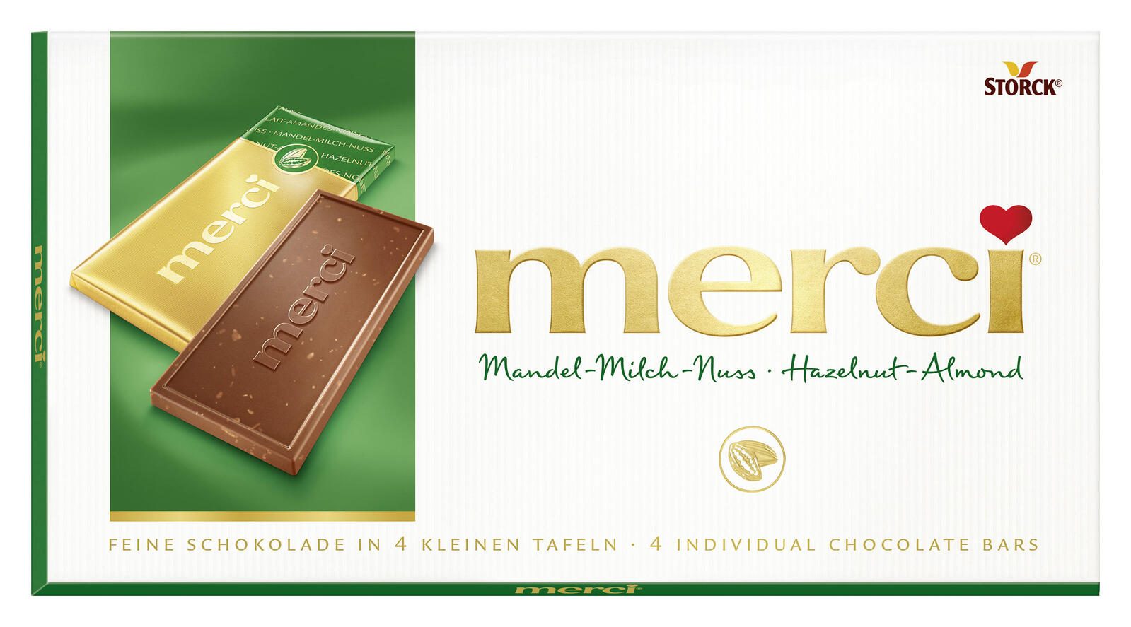 merci® Mandel-Milch-Nuss Schokolade 140125