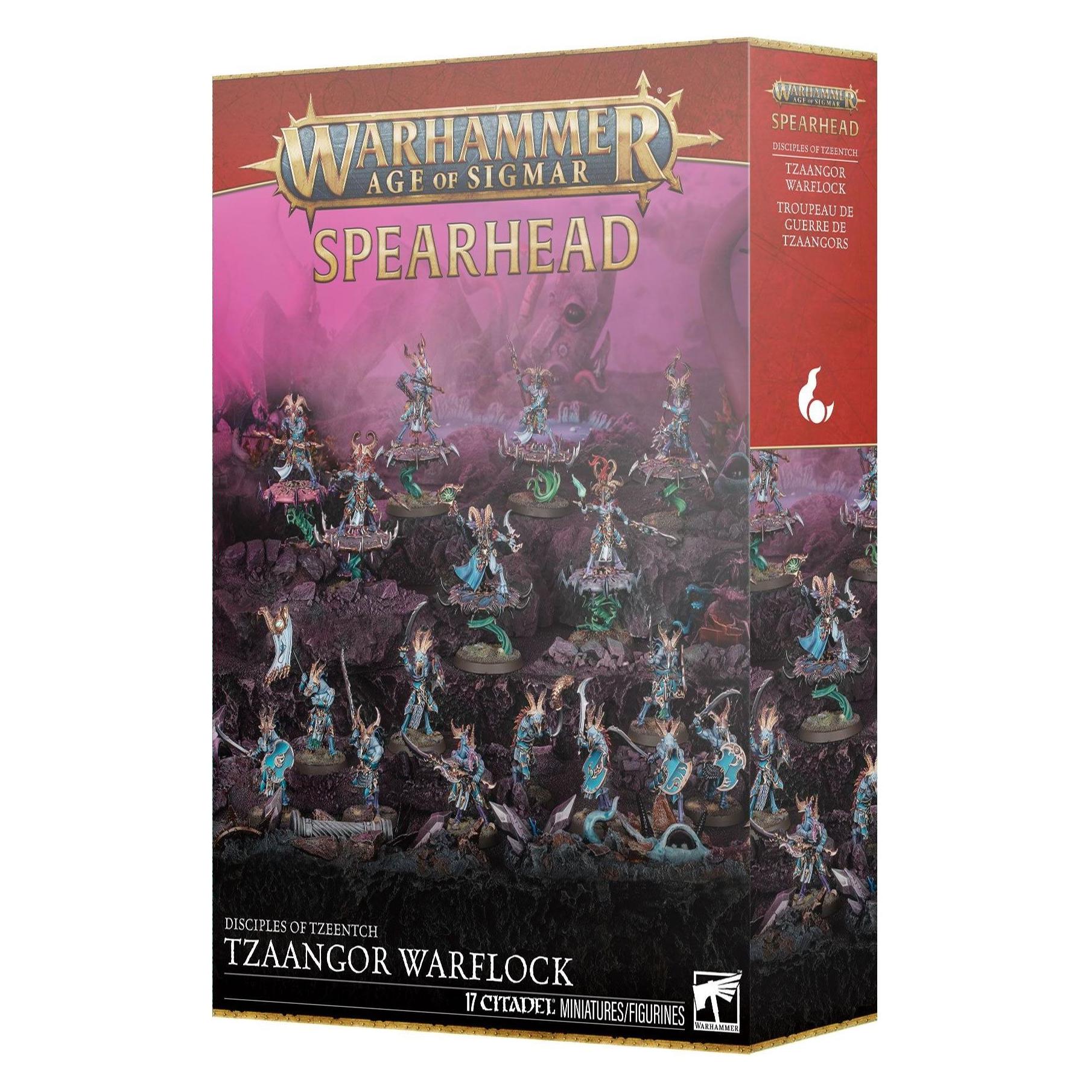 Games Workshop Warhammer AoS - Spearhead Disciples of Tzeentch : Troupeau de Guerre de Tzaangor (Kunststoff) (70-839)