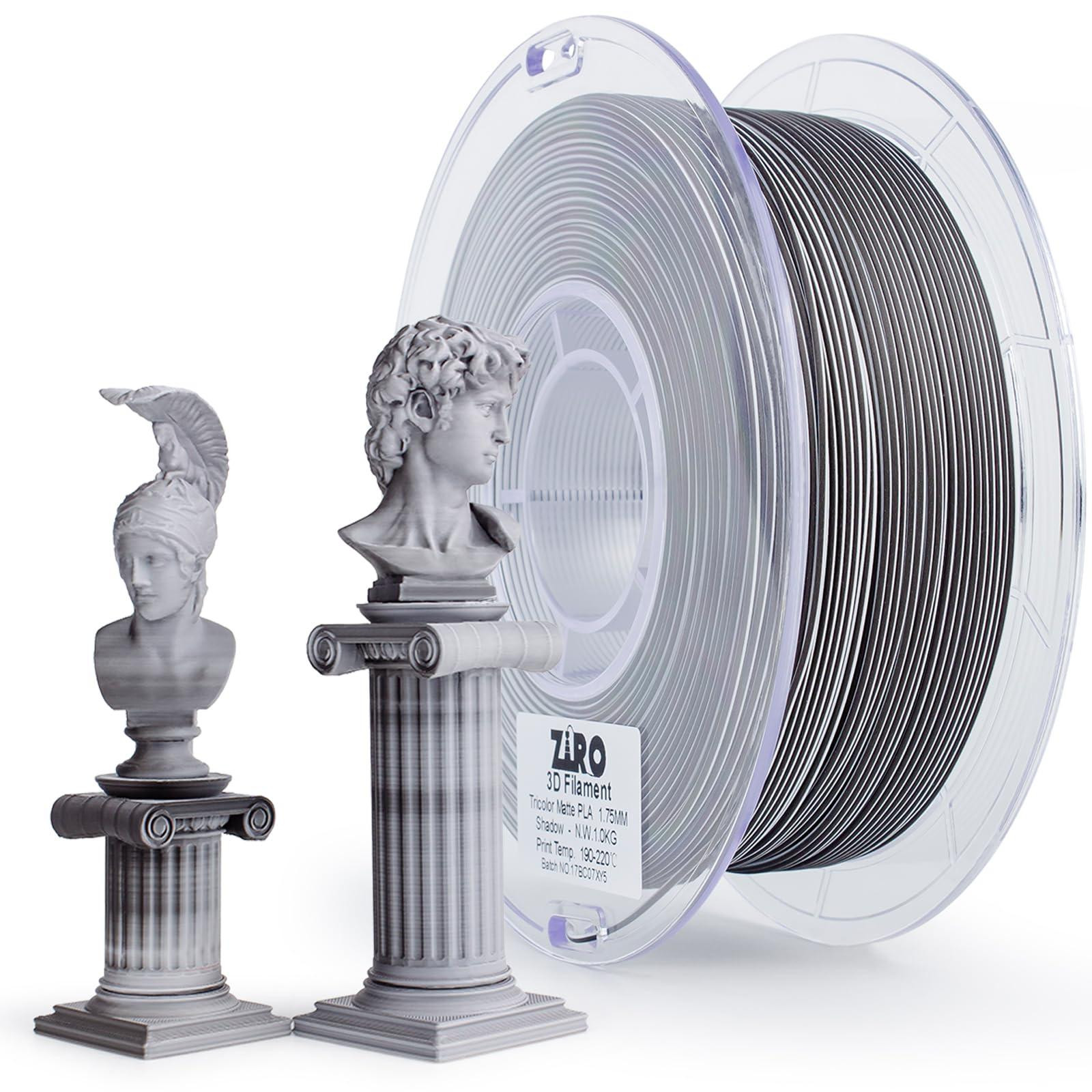 Selius Tricolor Matte PLA Filament 1,75 mm Rainbow Effect