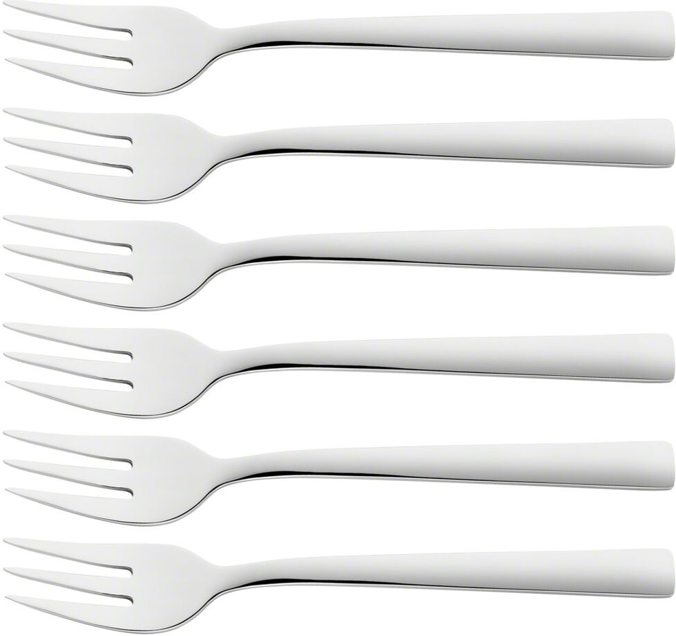 Zwilling Set de 6 tenedores de postre . Plata