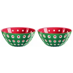 Guzzini Set 2 Schalen 12Cm Le Murrine, 279412287, Schüssel + Schale, Mehrfarbig