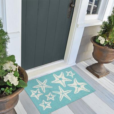 Liora Manne Lush Decor Capri Starfish Indoor/Outdoor Rug