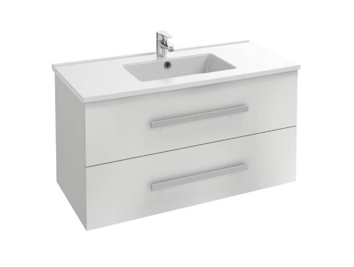 Meuble vasque 100 cm JACOB DELAFON Ola up blanc