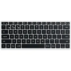 Satechi Slim X1 (Eng. Int., Kabelgebunden, Kabellos), Tastatur, Silber