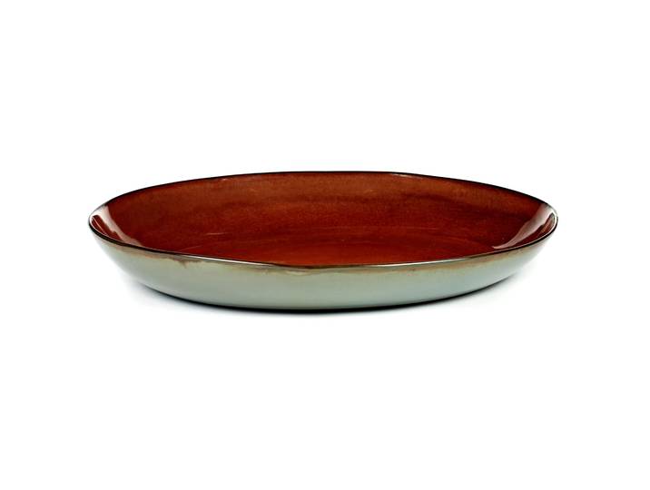 Serax Plat à service Terres de Rêves 35,5 cm Rust-smokey blue