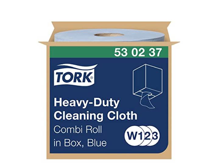 Tork Heavy-Duty Reinigingsdoek Blauw W1/2/3, multifunctioneel, 1 x 280 doeken, 530237