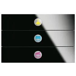 Busch-Jaeger Bedienelement 3fach Glas schwarz 6342-825-101