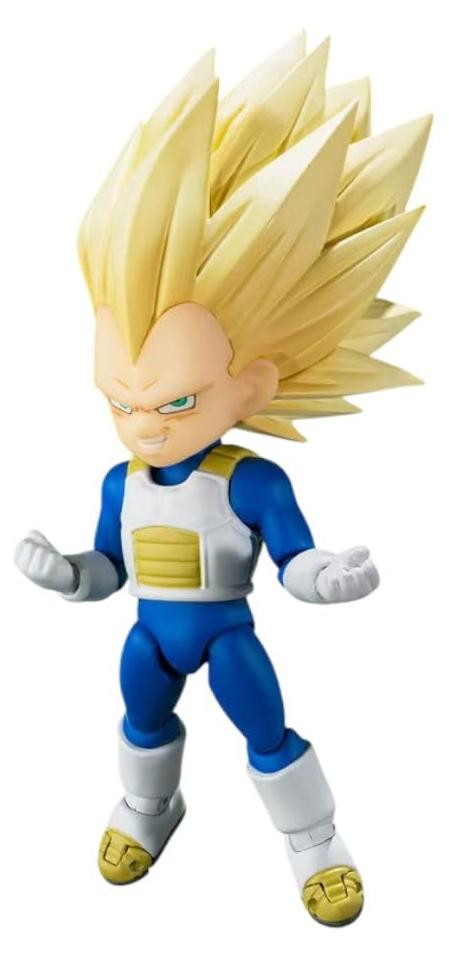 S.H. Figuarts Vegeta Super Saiyan 3 Mini Dragon Ball Daima, 7,5 cm