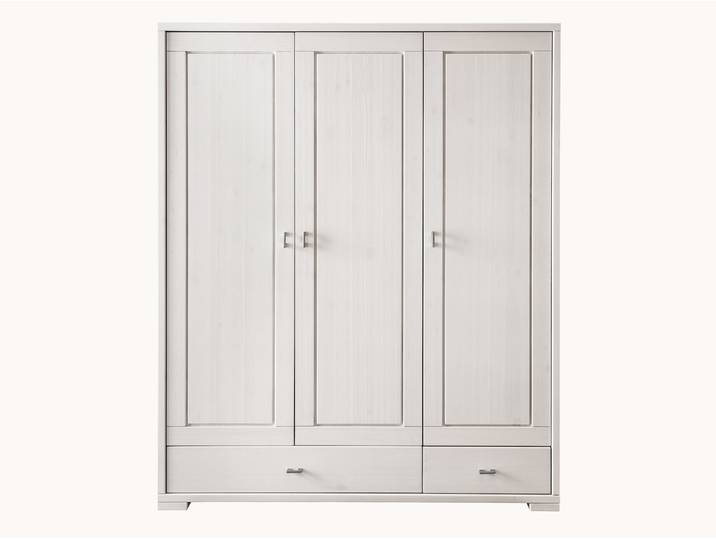 Kleiderschrank Piccolino - 3-türig - gelaugt/geölt