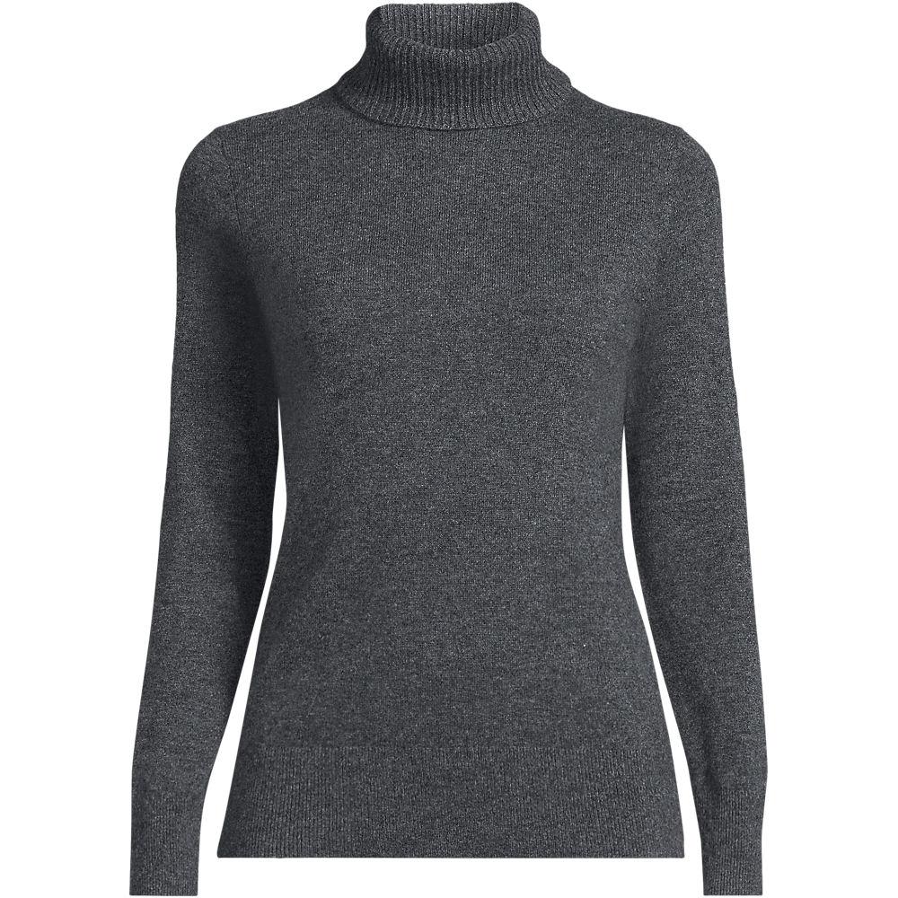 Rollkragen-Pullover aus Kaschmir in Plus-Größe, Damen, size: plus, Beige, Kaschmir, by Lands' End