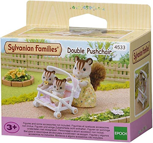 Sylvanian Families 4533 Tweelingskinderwagen Poppenaccessoires Meerkleurig