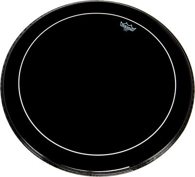 Remo "26" Pinstripe Ebony Bass Drum"
