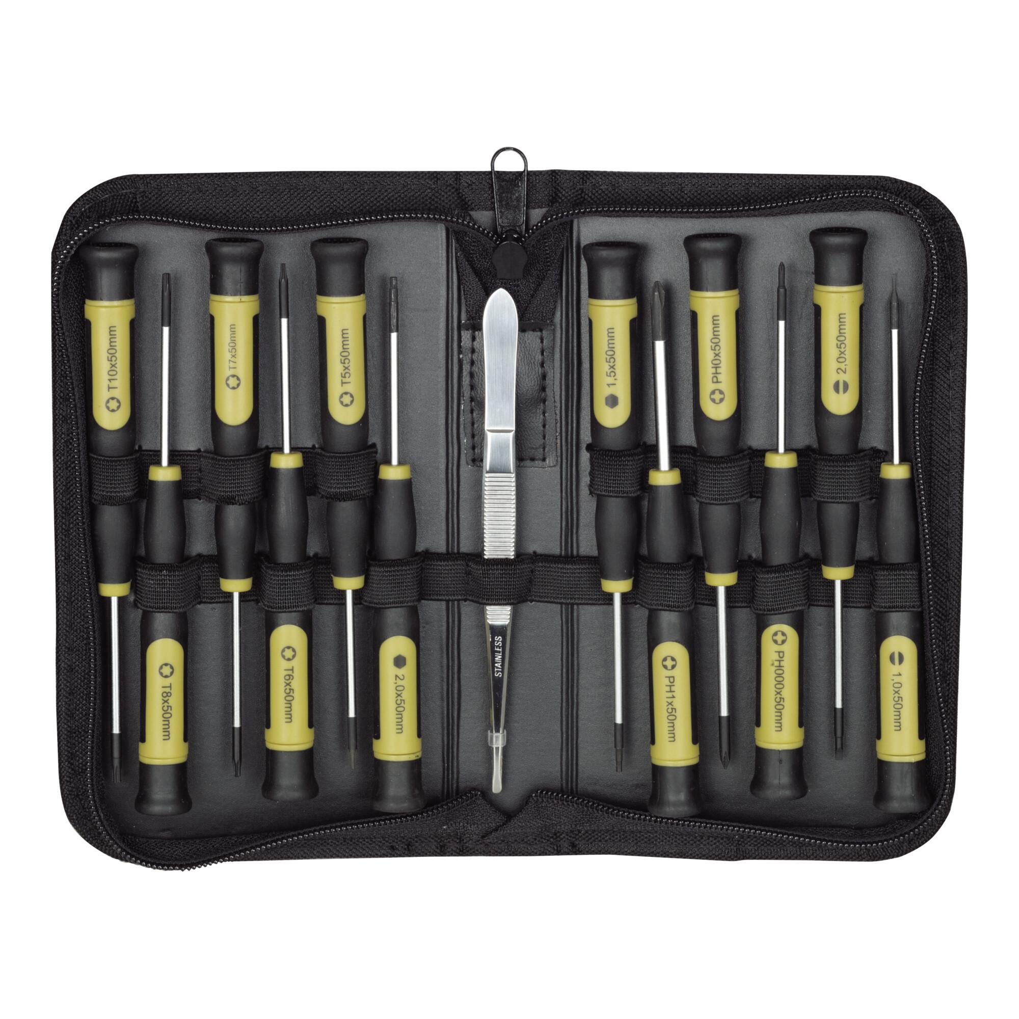 Proxxon MICRO-DRIVER Schraubendreher-Satz, 13-tlg. in Tasche (22720)