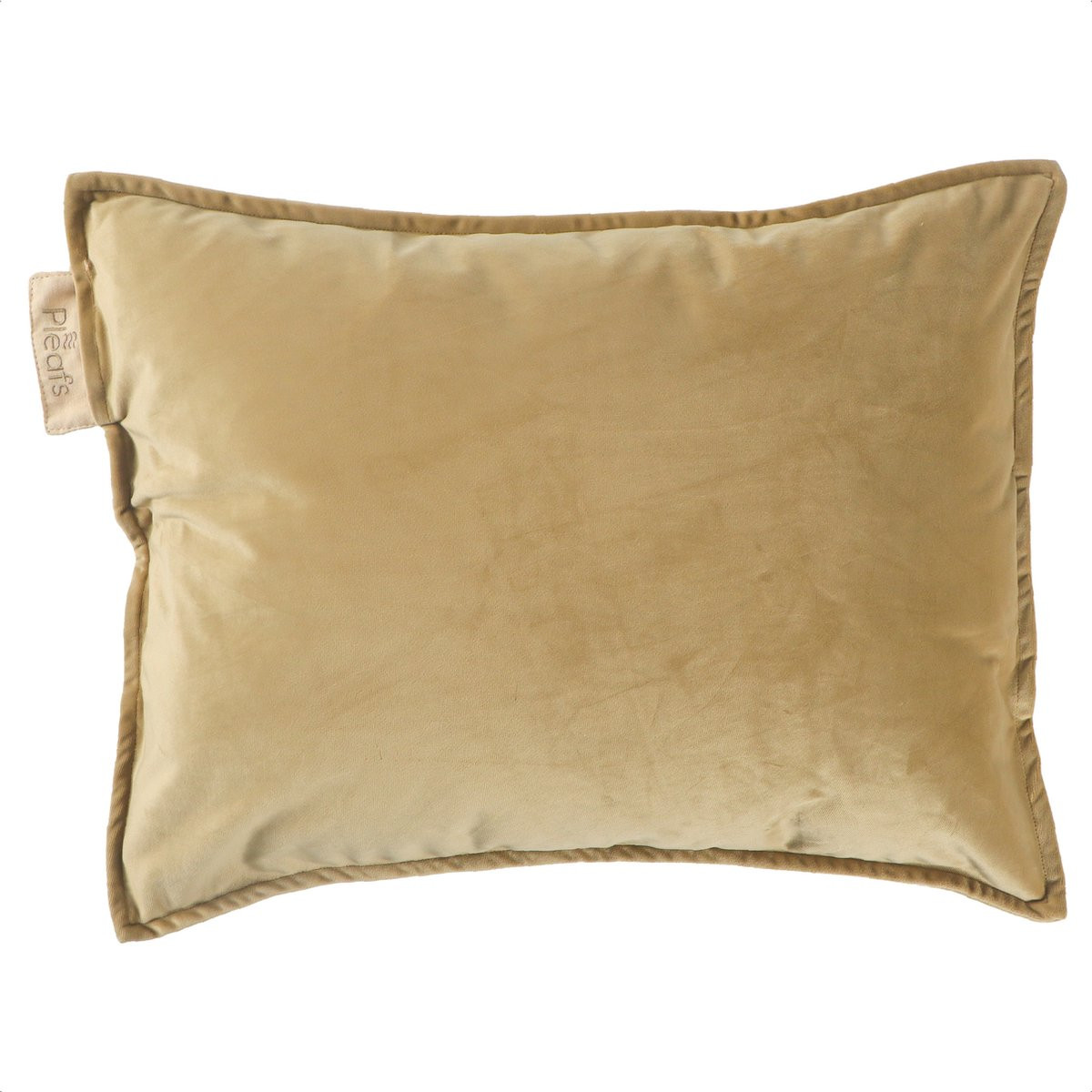 Pleafs Sierkussen Plush Crewel Tan inclusief binnenkussen B/D: 45 x 60 cm