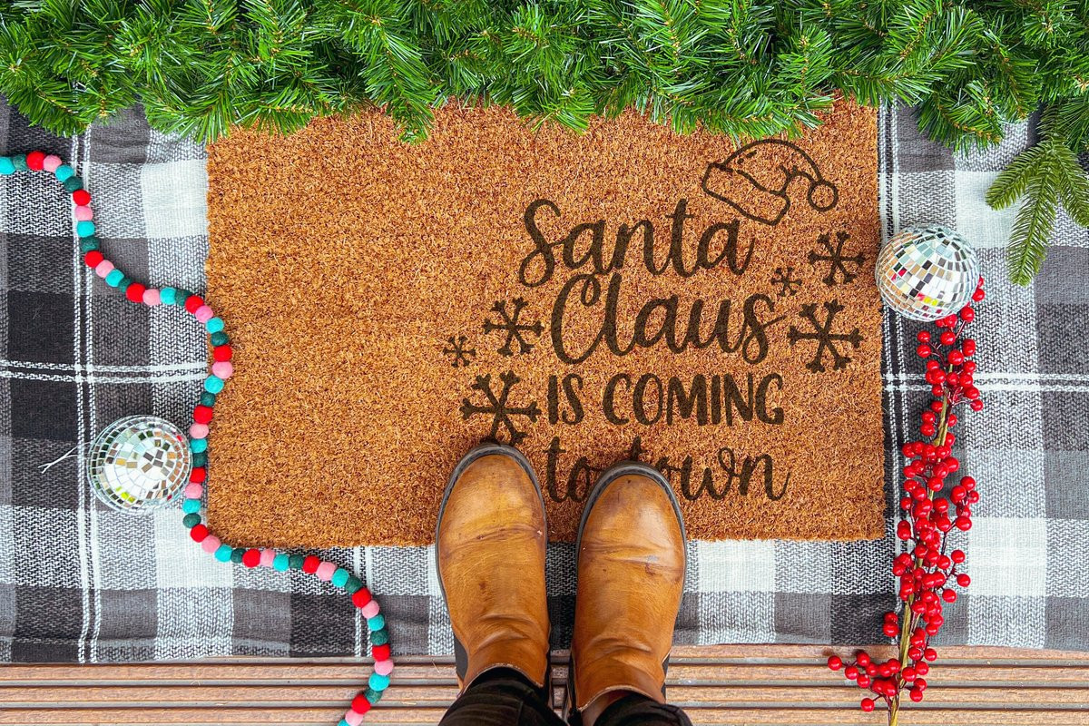 Santa Claus Ingangsmat 90 x 60 cm