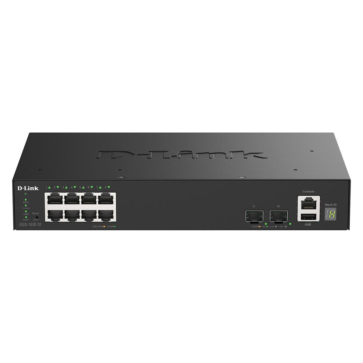 D-Link 24 Ports 1G SFP + 4 Ports 10G SFP+ Smart Managed Switch (28 Ports) (DGS-1530-28S/E)