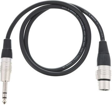 Sommer Cable Basic+ HBP-XF6S 0,9m Schwarz