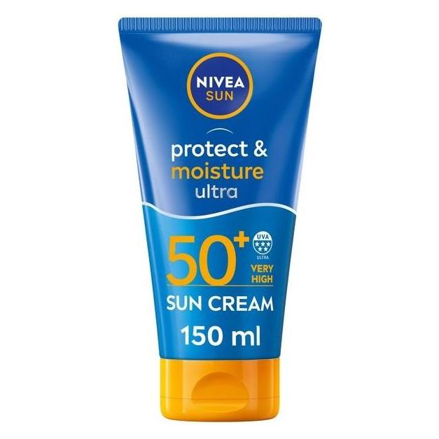NIVEA Sun Protect & Moisture Ultra Sun Cream Lotion SPF 50+ 150ml (SPF 50+, 150 ml) (4005900998910)