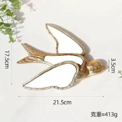Uplift Picks Vintage Dragonfly Wall Decor Resin Butterfly Mirror Art For Home bird S
