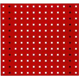 ADB Werkzeugwand 23031, rot, aus Metall, Lochung 10 x 10 mm, 49,3 x 45,6 cm