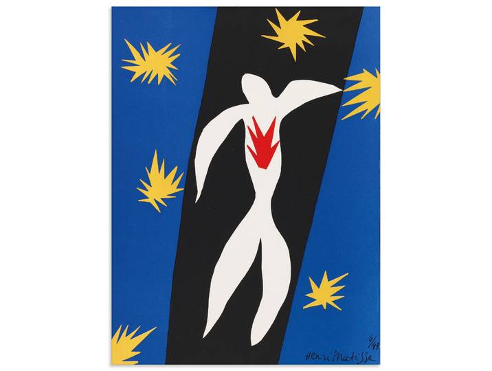 Wandbild ARTLAND Der Sturz des Ikarus. 1943 , bunt (farbe bild(er): farbig), B:90cm H:120cm, Alu Dibond, Bilder, Wandbild, als Alubild, Leinwandbild, Poster, Wandaufkleber in verschied. Grössen