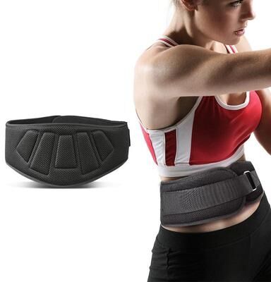 United Premium Weightlifting Belt For Squat Support & Gym Training black xl