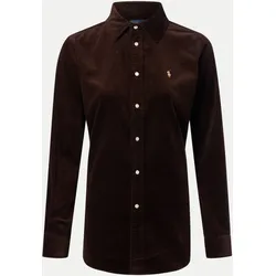 Cordbluse Braun M
