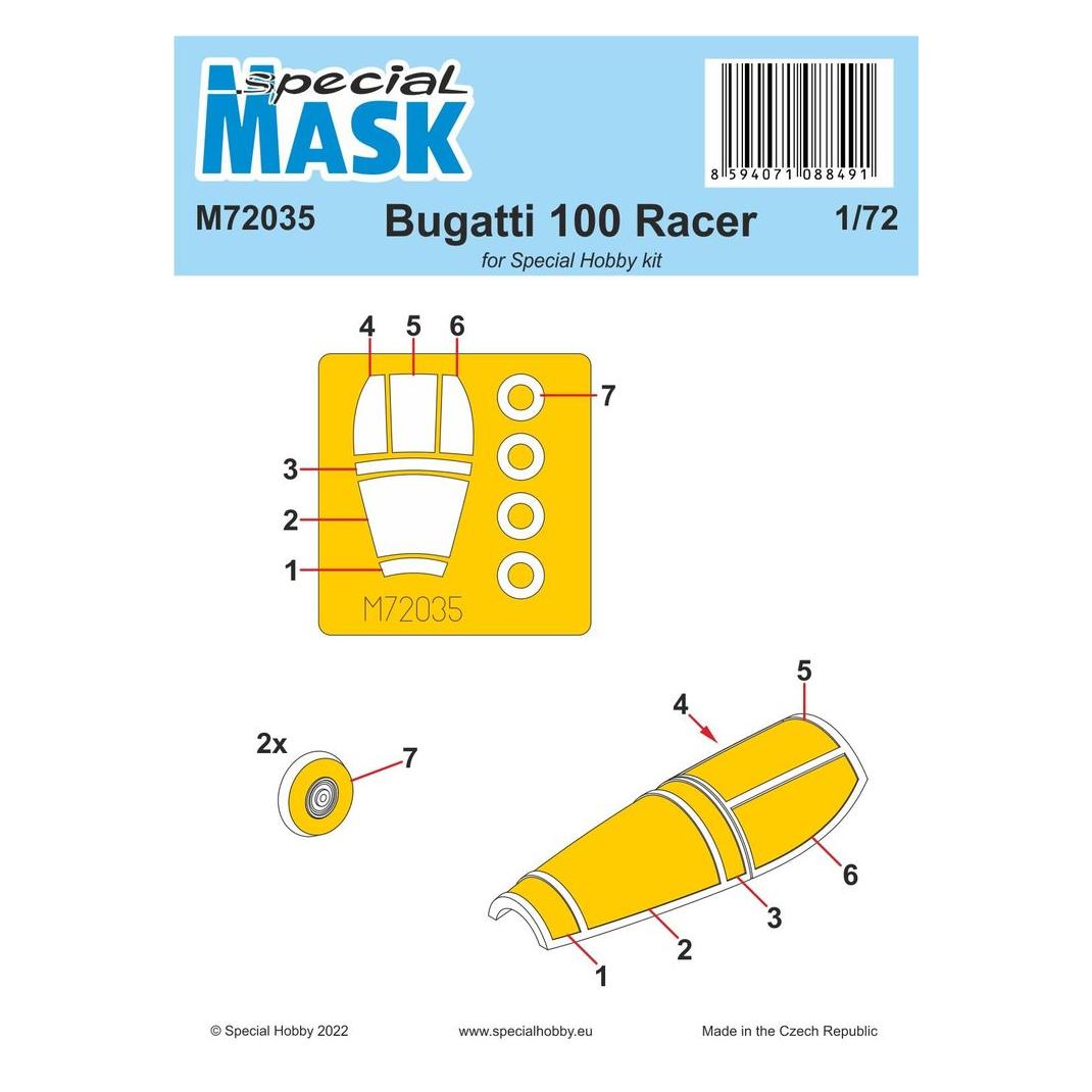 Special Hobby Bugatti 100 MASK (100-M72035)