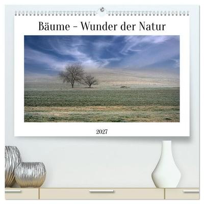 Bäume - Wunder der Natur (hochwertiger Premium Wandkalender 2027 DIN A2 quer), Kunstdruck in Hochglanz