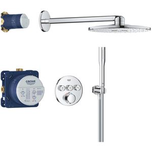 GROHE Duschsystem Precision SmartControl 310, verchromt, mit Armatur, Maße Regendusche Ø 31 cm