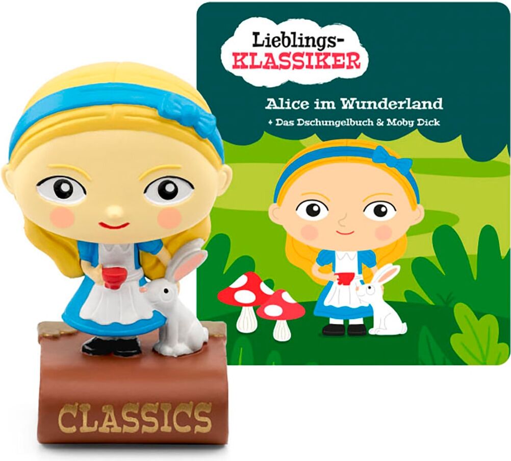 TONIES Hörspielfigur "Lieblings-Klassiker - Alice im Wunderland und zwei weitere Klassiker", bunt, Hörspiele, Hörspielfigur