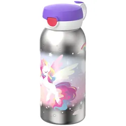 Mepal CAMPUS Isolierflasche mit Klappdeckel 500 ml - Unicorn Glow