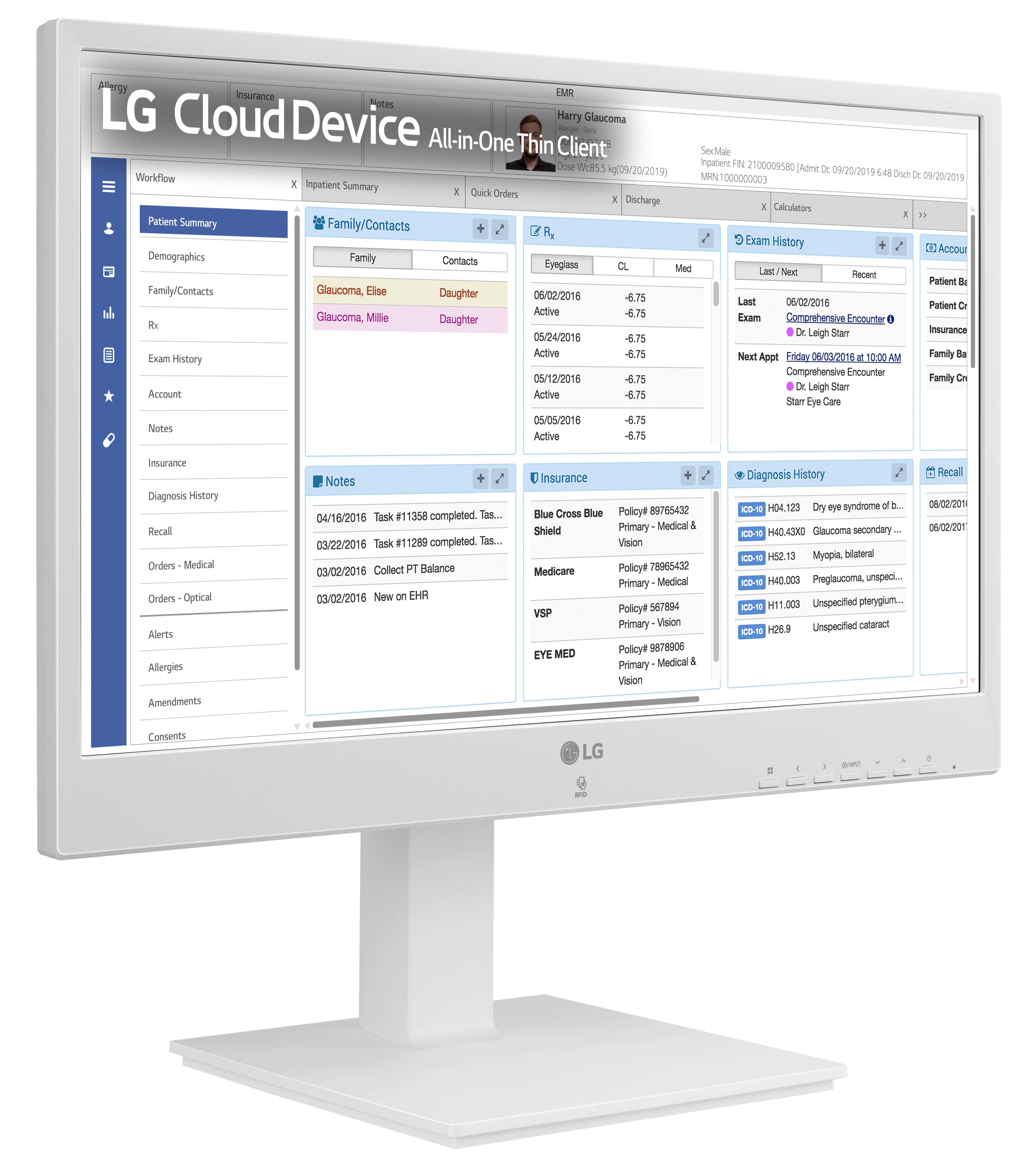 LG 24CR671N-2P All-in-One Pentium N6005 8GB/256GB SSD 23,8" IPS nOS