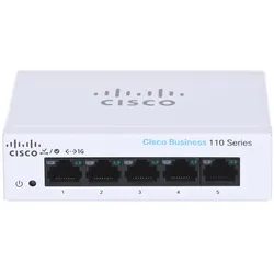 Cisco CBS110-5T-D-EU (5 Ports), Netzwerk Switch, Grau