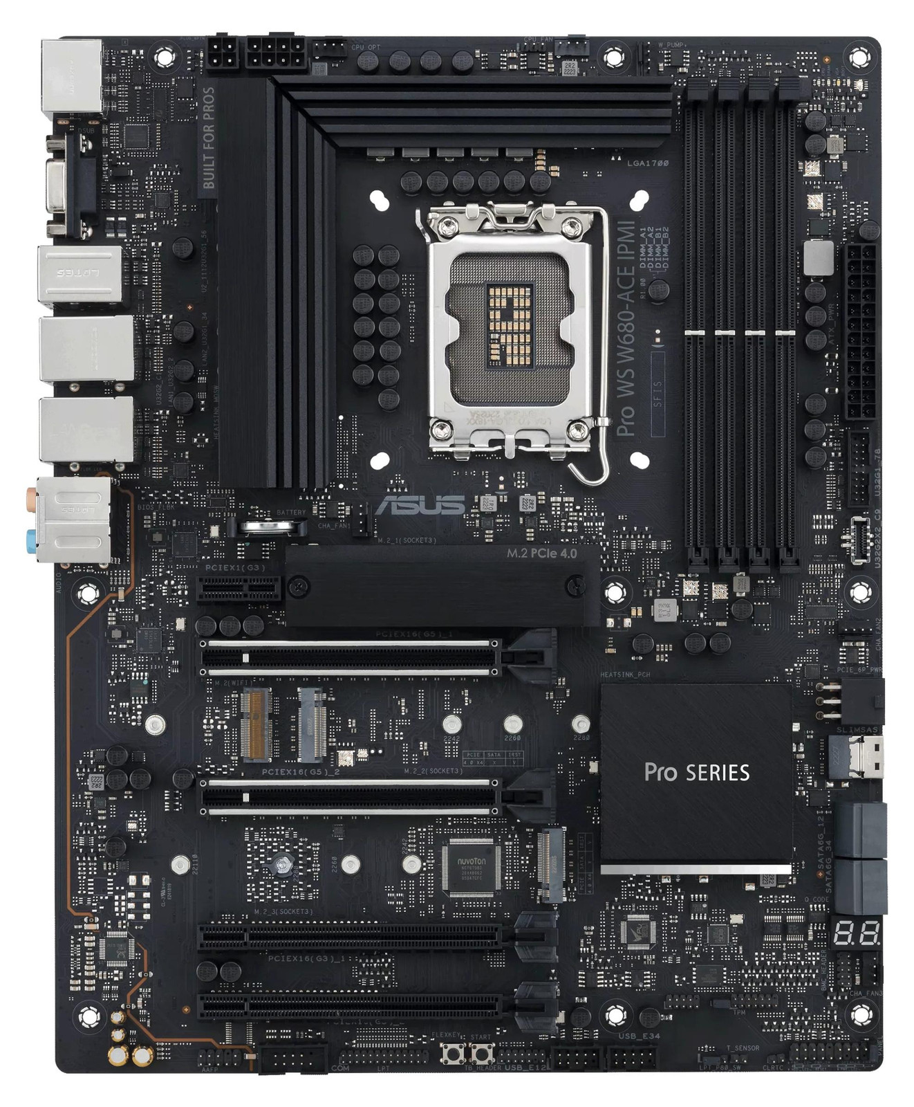 ASUS PRO WS W680-ACE IPMI Motherboard - Intel W680 LGA 1700 ATX
