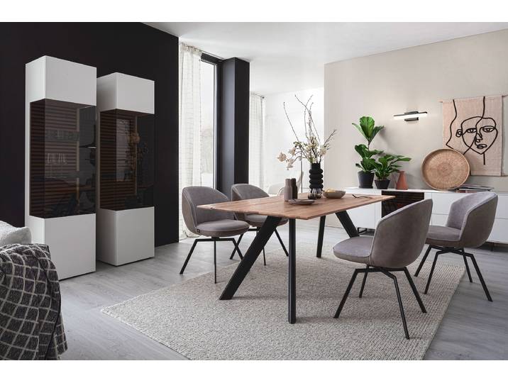 Applique murale LED 30cm Noir