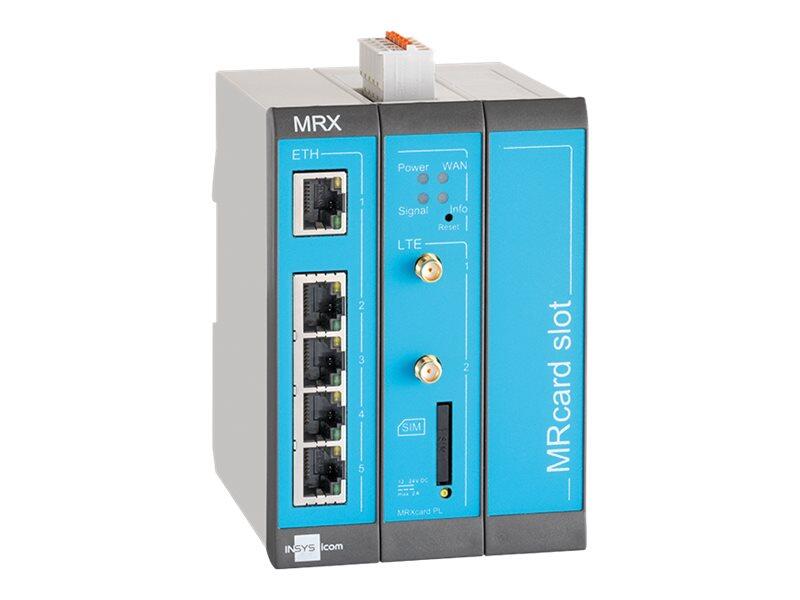 INSYS icom MRX MRX3 LTE - Router, WWAN 5-Port-Switch, VPN, Ethernet, 2xdig.Ein 10016583