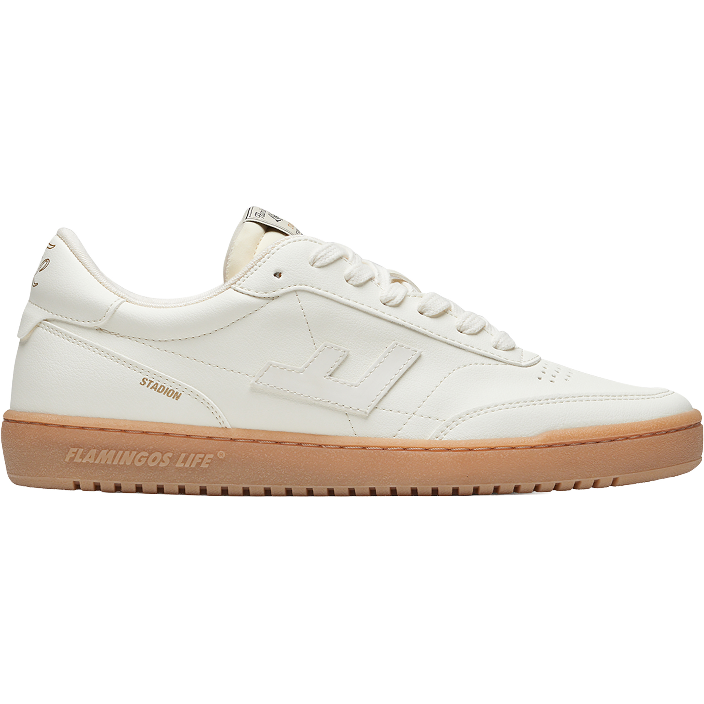 Flamingos Life Stadion Herren Freizeitschuhe weiss Größe 41 Lifestyle Atmungsaktiv