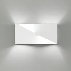 Osram SMART+ Matter WiFi Wandlampe Swan mit Tunable White 300x150mm aus Gips / Kunststoff