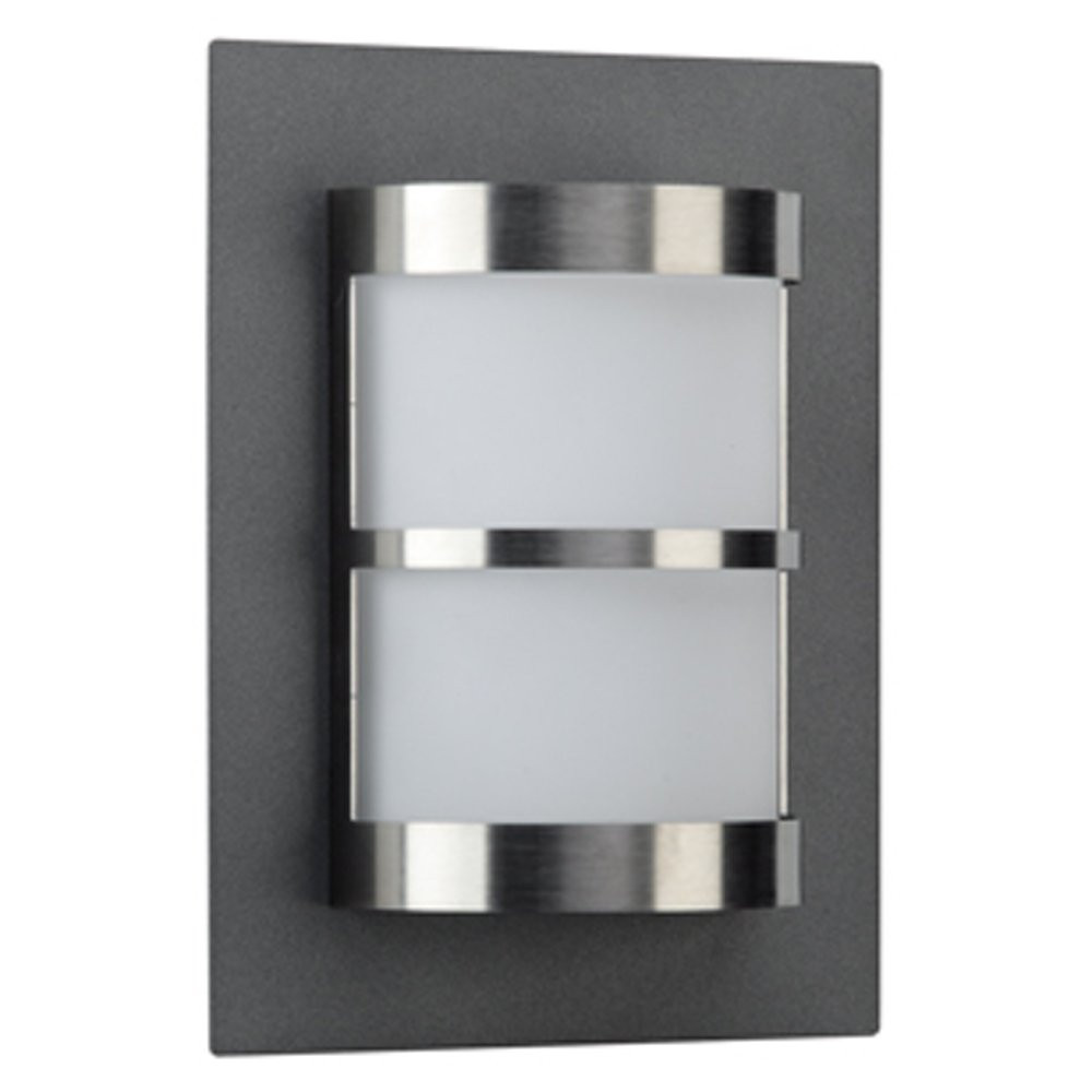 Albert Hemisphere Antraciet Wandlamp Buiten RVS