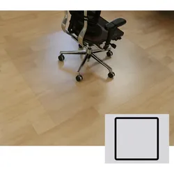 Bürostuhlunterlage für Hartböden - Polycarbonat, quadratisch, 1200 x 1200 mm