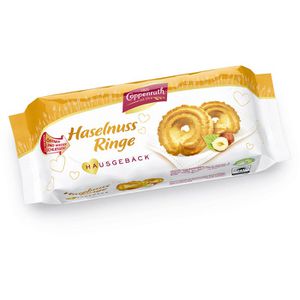 Coppenrath Kekse Hausgebäck Haselnuss Ringe, 200 g