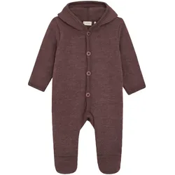 Fixoni Woll-Overall mit Ohren, lila, 56